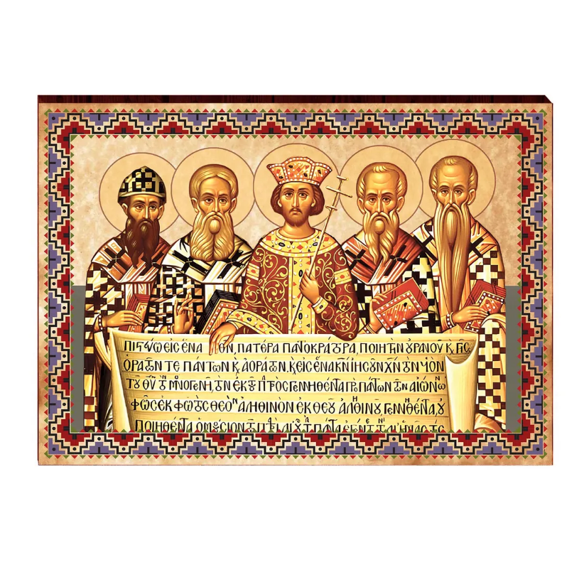 Tematik İkonalar 2 Tematik İkonalar Birinci İznik Konsili Kutsal Babaları İkonası
First Council of Nicaea Fathers Icon
