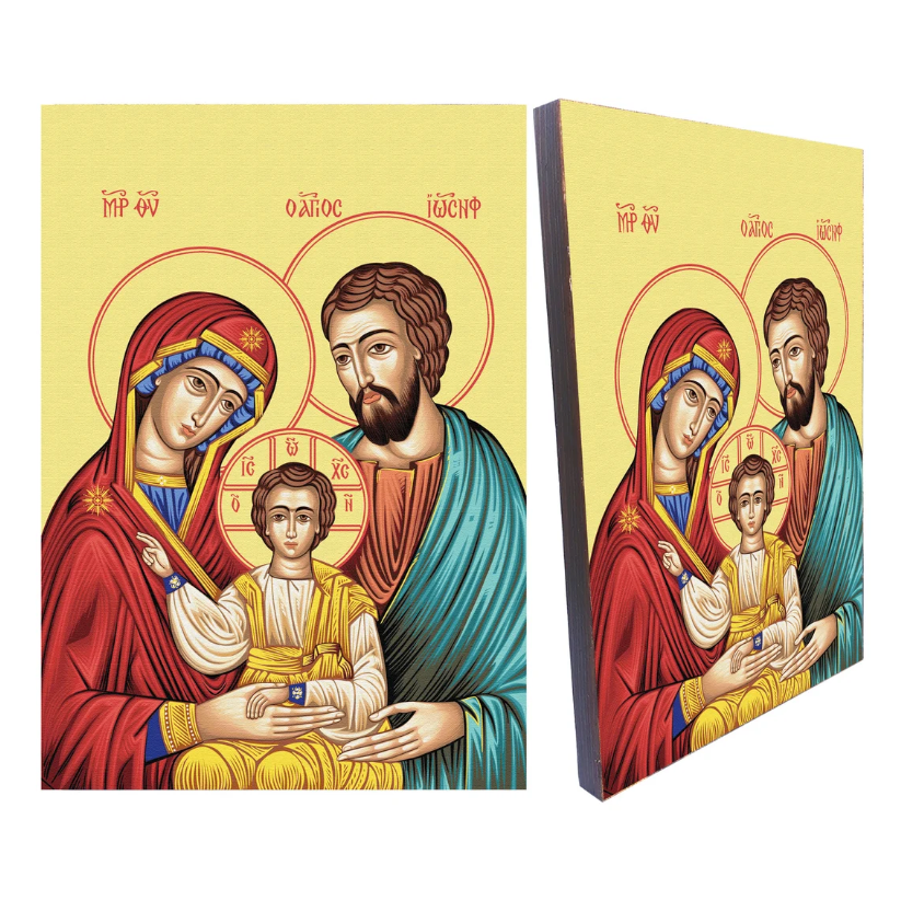 Tematik İkonalar 15 Tematik İkonalar Kutsal Aile İkonası
Holy Family Icon