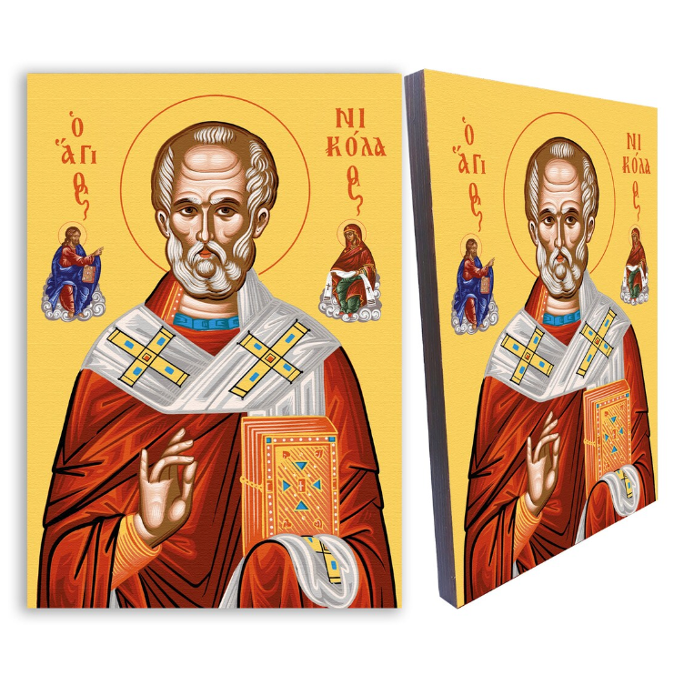 Aziz & Azize İkonaları 23 Aziz & Azize İkonaları Aziz Nikolas İkonası - Demre Myros
Saint Nicholaos Icon - Myros