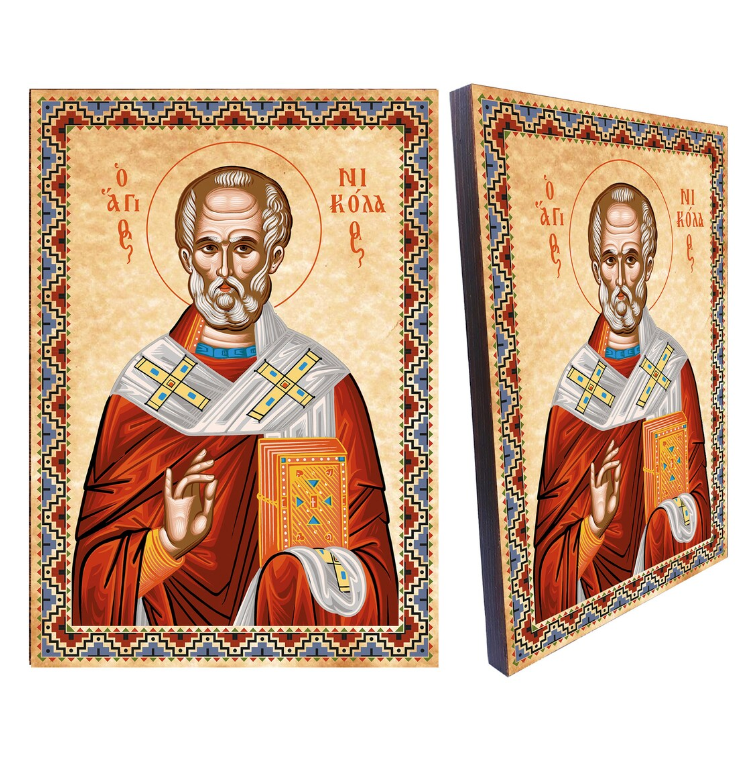 Aziz & Azize İkonaları 17 Aziz & Azize İkonaları Aziz Nikolas İkonası - Demre Myros
Saint Nicholaos Icon - Myros