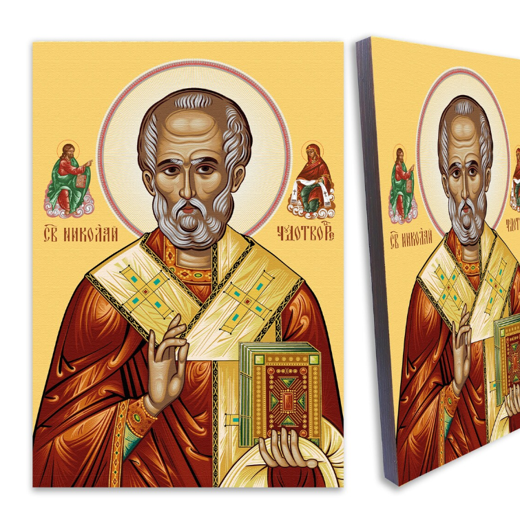 Aziz & Azize İkonaları 12 Aziz & Azize İkonaları Aziz Nikolas Rus İkonası - Demre Myros
Saint Nicholaos Russian Icon - Myros