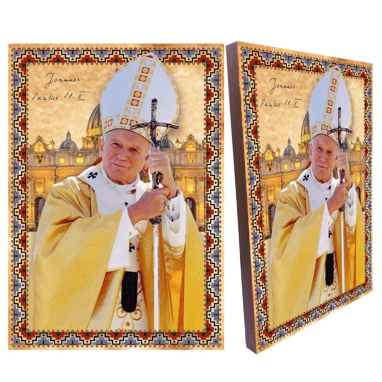 Aziz & Azize İkonaları 7 Aziz & Azize İkonaları Aziz John Paul İkonası