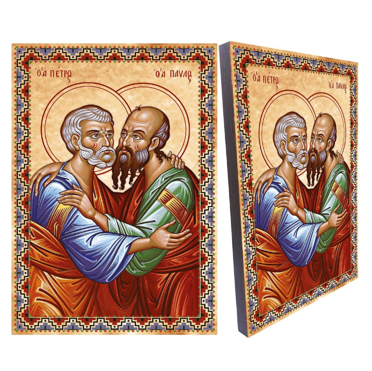 Aziz & Azize İkonaları 16 Aziz & Azize İkonaları Aziz Petrus & Paulos İkonası
Saint Peter & Paul Icon