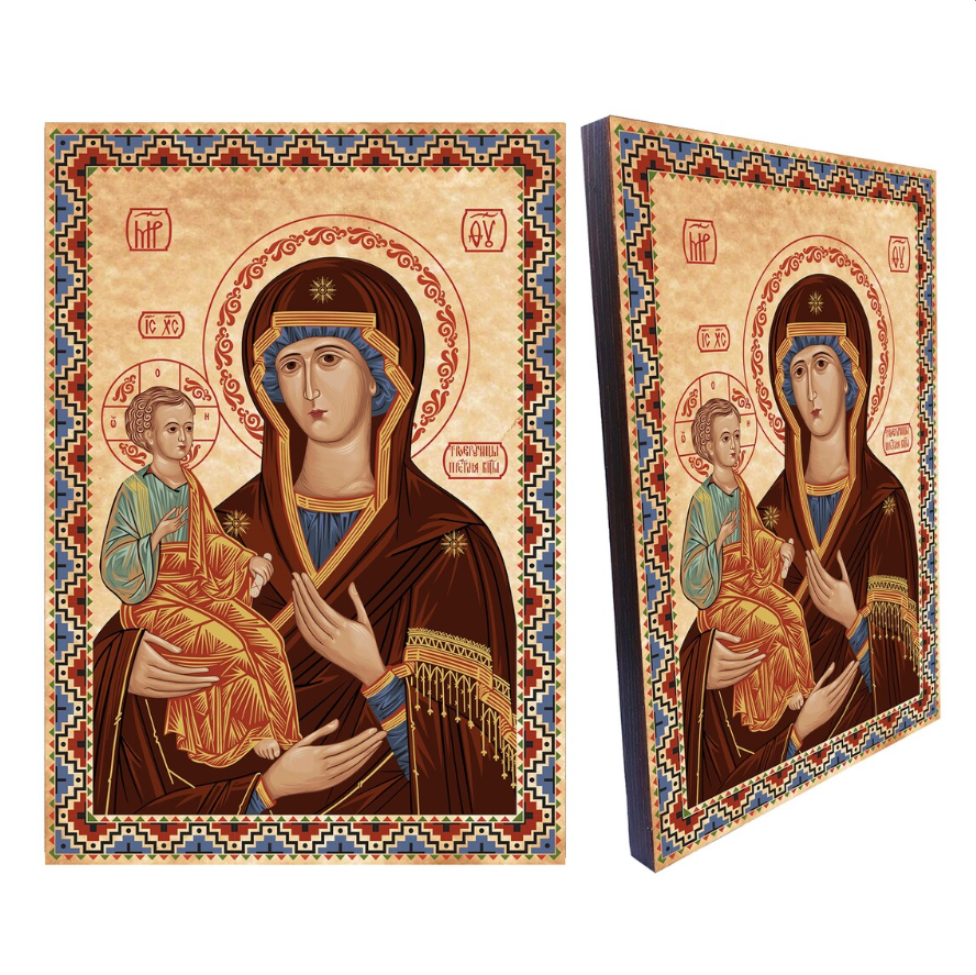 Üç Elli Meryem Ana ve Çocuk İsa İkonası
Three-Handed Mother of God (Troeruchitsa) Icon