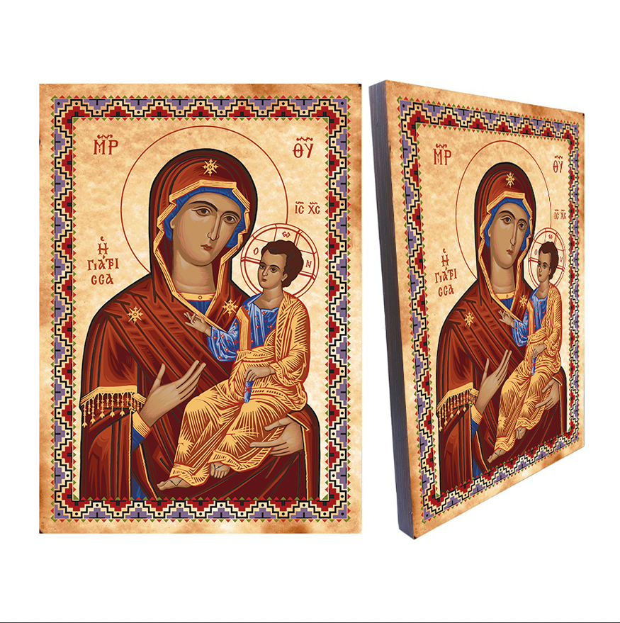 Hodegetria Meryem Ana ve Çocuk İsa İkonası
Hodegetria Mother of God and Christ Child Icon 