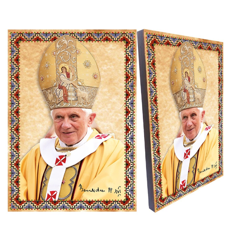 Aziz & Azize İkonaları 20 Aziz & Azize İkonaları Papa Benedikt İkonası
Pope Benedict XVI Icon